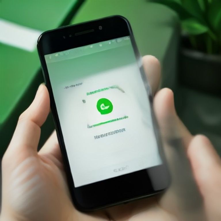 Concepto de recuperación de mensajes de WhatsApp en smartphone
