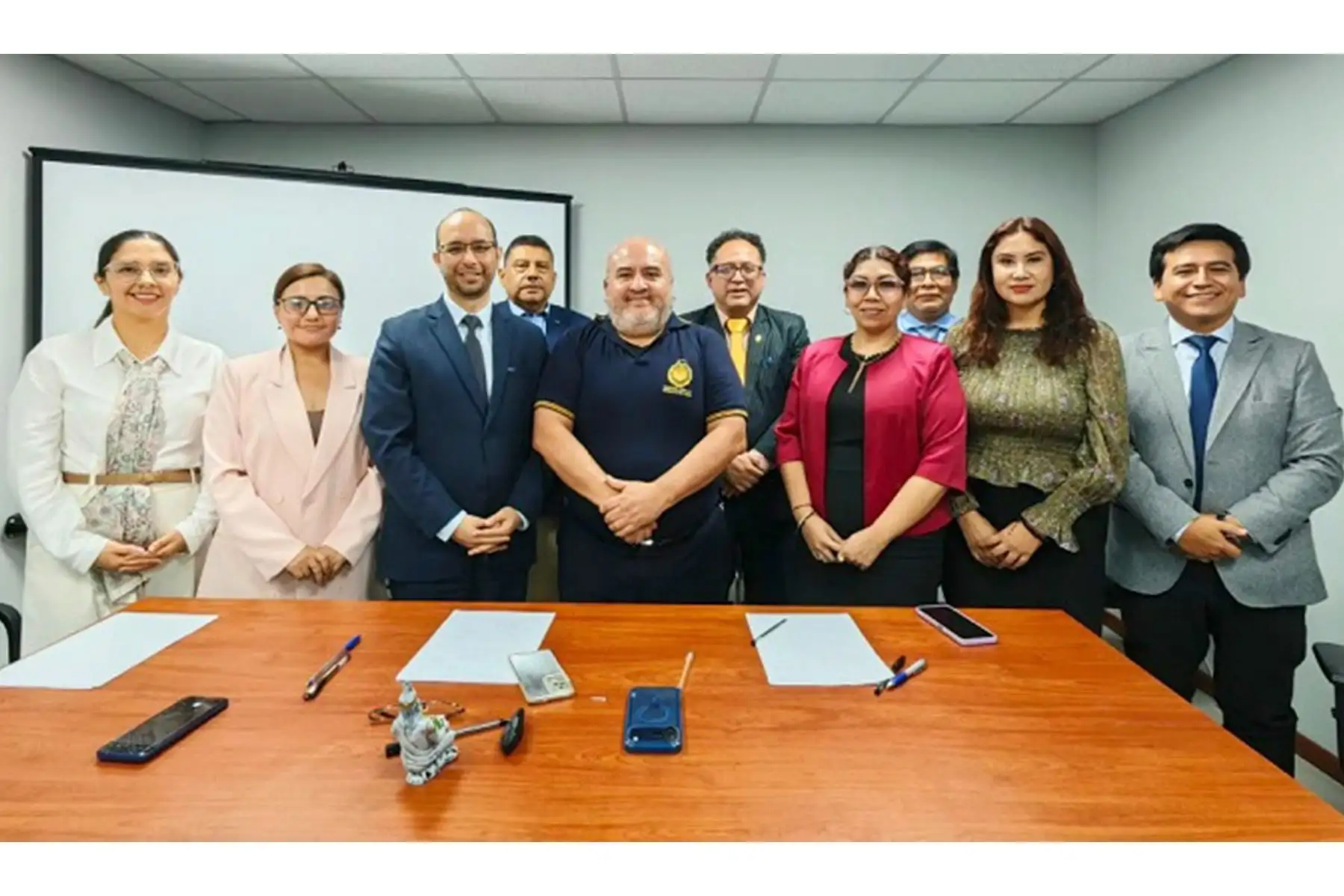 Audiencia judicial en la Corte Superior Nacional de Justicia Penal Especializada