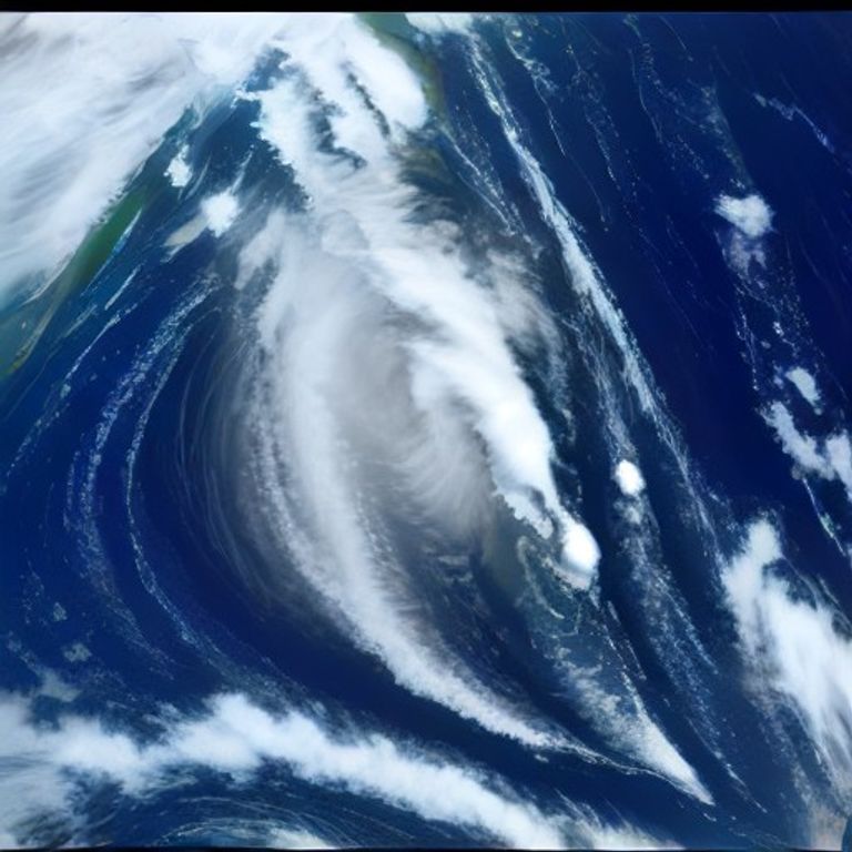 Anomalía térmica en el Pacífico vista desde satélite