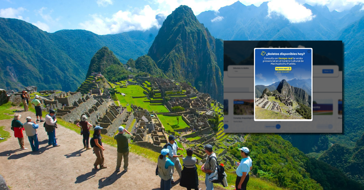 Vista panorámica de la llaqta de Machu Picchu