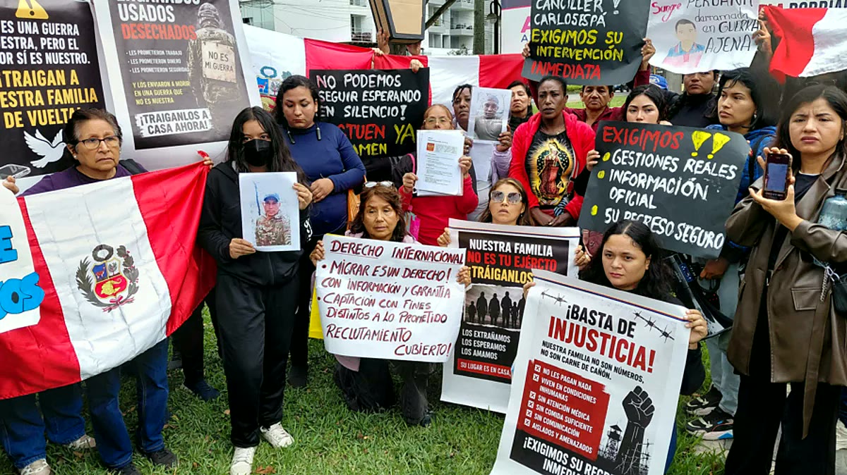 Vista del despacho de la Cancillería peruana donde se gestionan las comunicaciones diplomáticas relacionadas con los ciudadanos peruanos en el extranjero