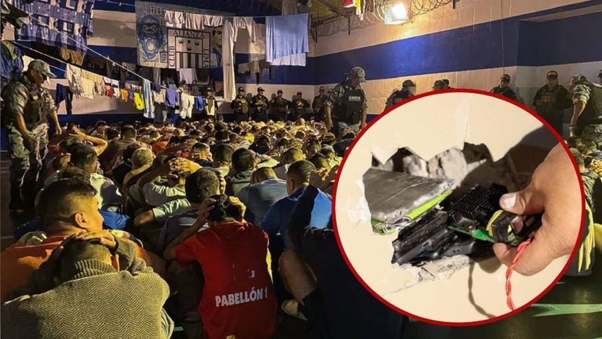 Fuerzas Armadas resguardan el perímetro exterior durante la requisa