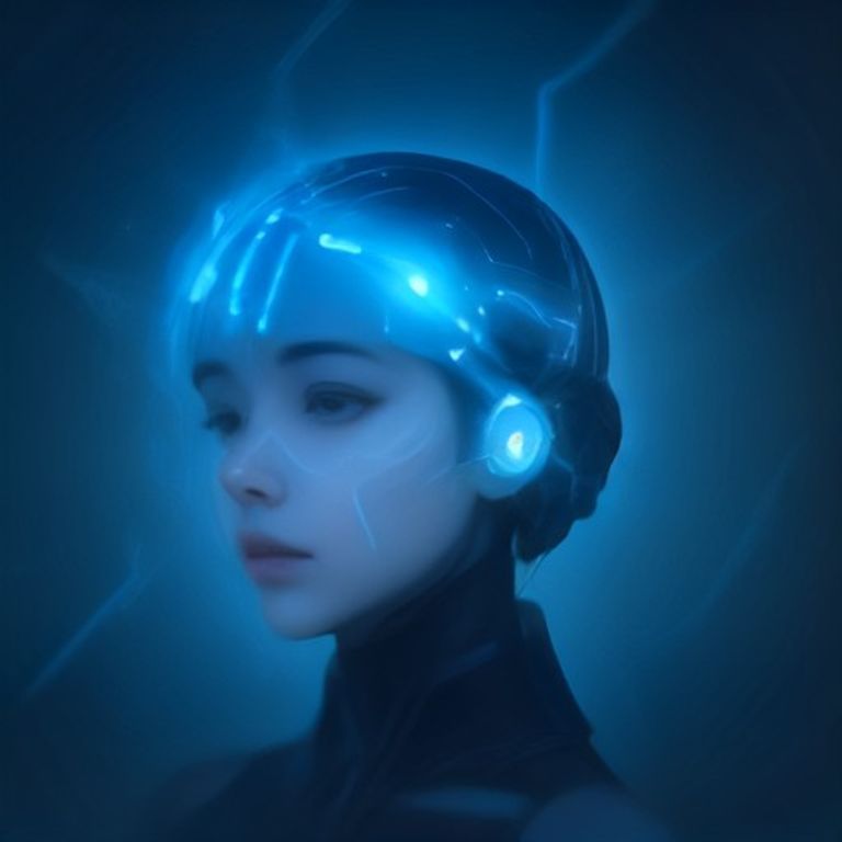 Persona trabajando con IA local en su computadora, rodeada de redes neuronales y código abierto
