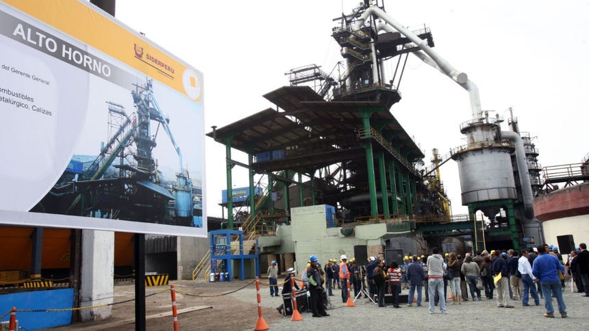 Planta de Siderperu en Chimbote