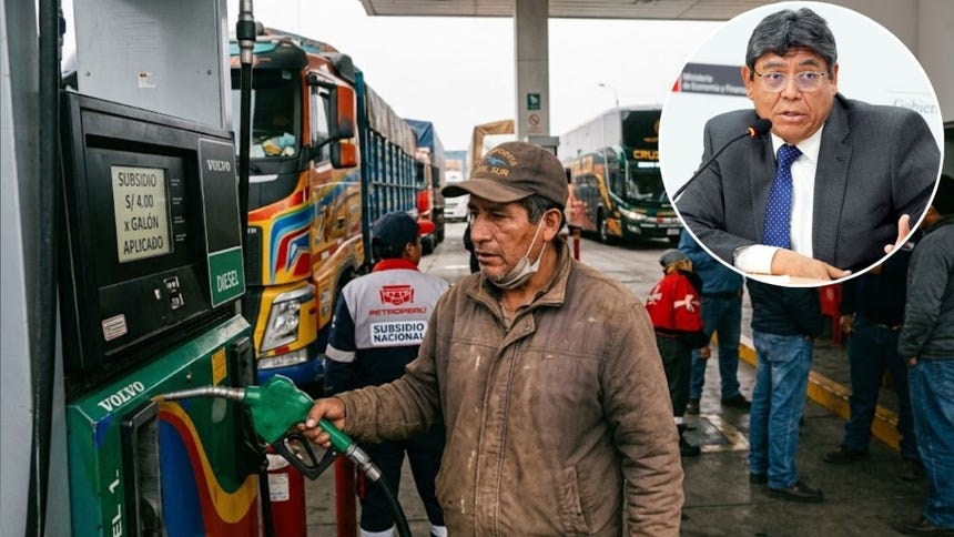 Transportistas de carga en carretera con el nuevo subsidio