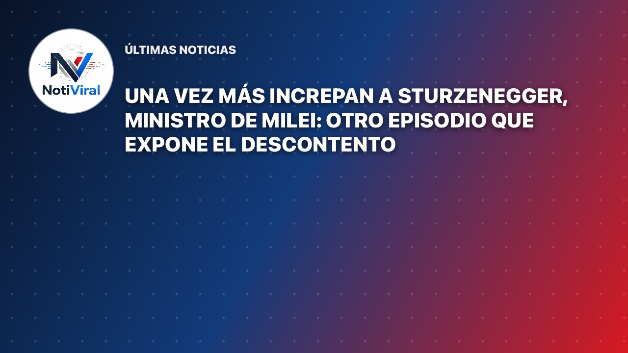 Federico Sturzenegger ministro de Desregulación y Transformación del Estado