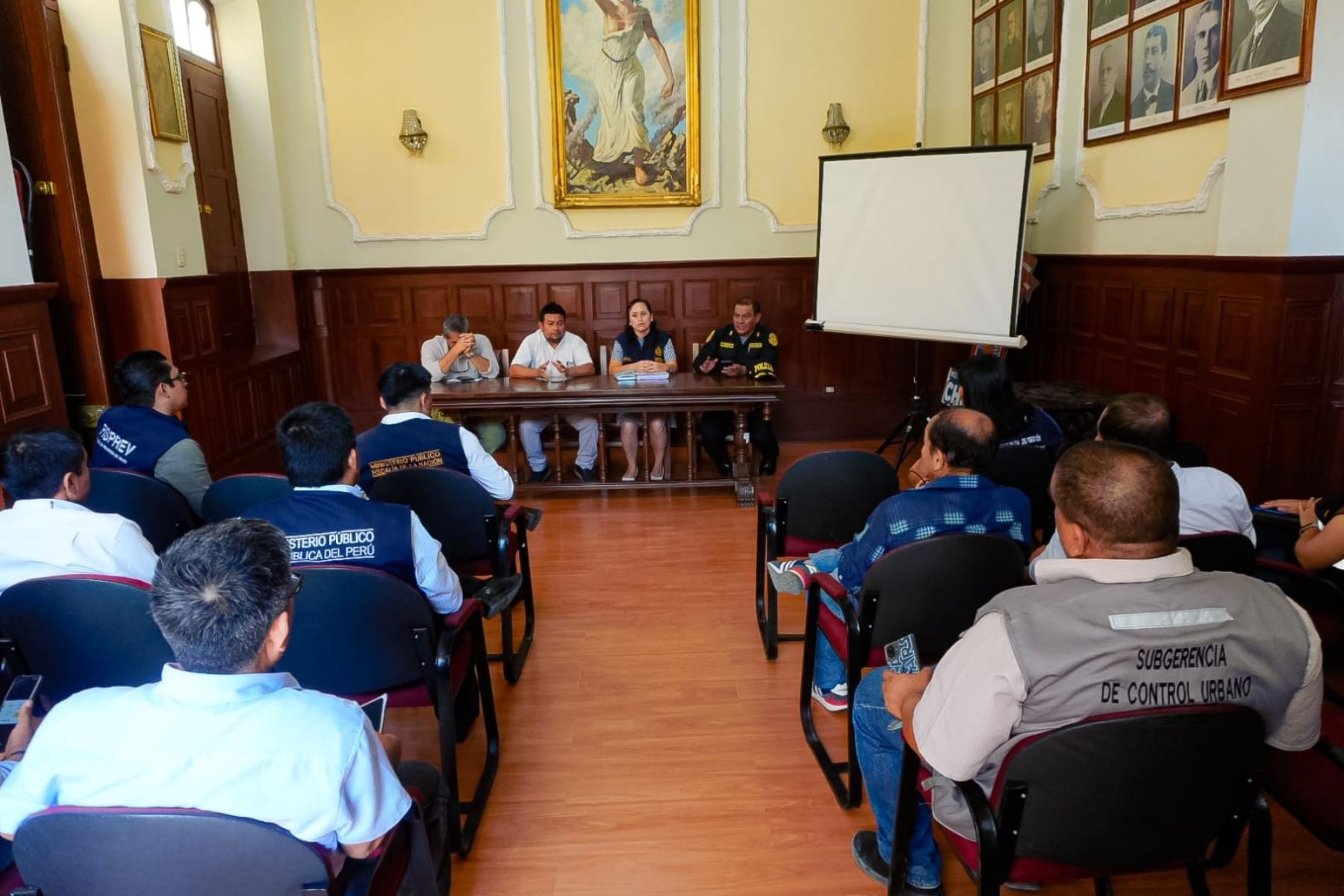 Coordinaciones de seguridad en Chiclayo por la visita del papa León XIV